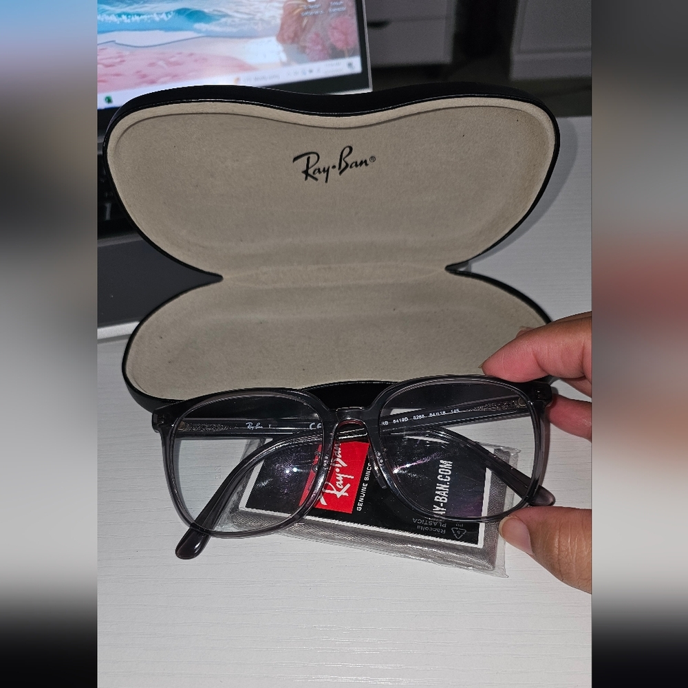Ray-Ban Black Eyeglasses with Case
